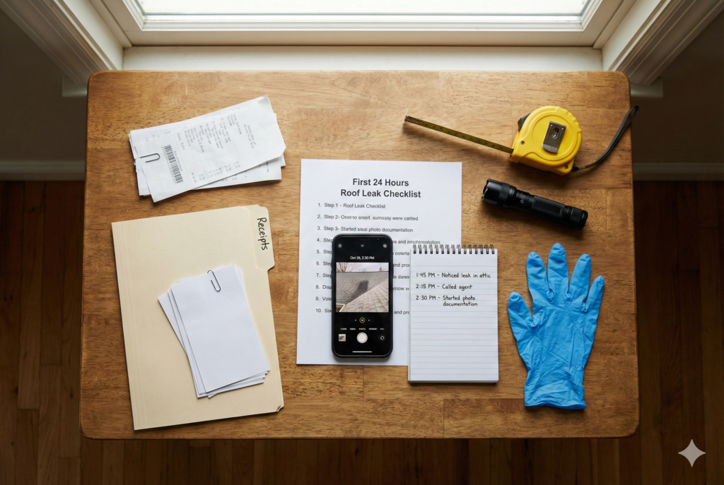 items needed to document damage to your home for an insurance claim